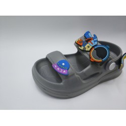 Sonımıx suya dayanıklı erkek çocuk sandalet ayakkabı gri
