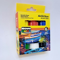 Nova Color 6'lı akrilik boya
