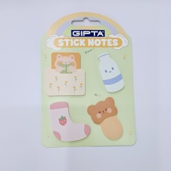 Gıpta ayıcık yapışkanlı sticky notluk