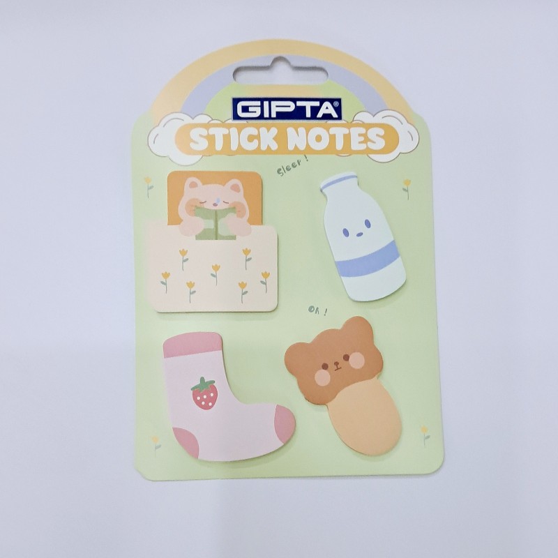 Gıpta ayıcık yapışkanlı sticky notluk