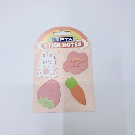 Gıpta tavşan yapışkanlı sticky notluk