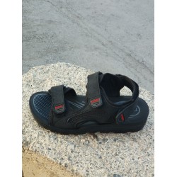 Gençpoli erkek çocuk sandalet ayakkabı siyah