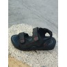 Gençpoli erkek çocuk sandalet ayakkabı siyah