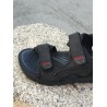 Gençpoli erkek çocuk sandalet ayakkabı siyah
