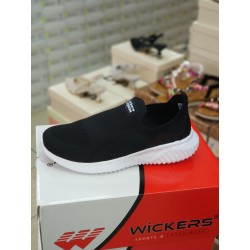 Wıckers Ortopedik erkek spor ayakkabı bağcıksız siyah