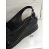 Shoes dolgu topuk kadın sandalet ayakkabı siyah