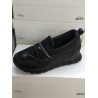 Shoes Ortopedik taş detaylı kadın mevsimlik ayakkabı siyah