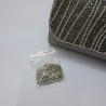 Askılı zebra taşlı portföy çanta gümüş