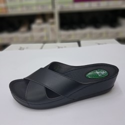 Muya Active kadın çapraz terlik siyah