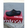 Muya freya burnu kapalı kadın terlik siyah