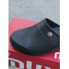 Muya ness burnu kapalı kadın terlik siyah