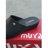 Muya ness burnu kapalı kadın terlik siyah