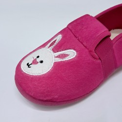 Bella kids tavşan desenli kız çocuk patik pembe