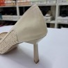 Paris file kumaş topuklu stiletto bej