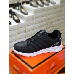Luttoon Ortopedik Bağcıklı erkek spor ayakkabı siyah
