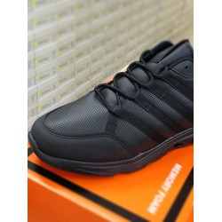 Luttoon Ortopedik Bağcıklı erkek spor ayakkabı siyah