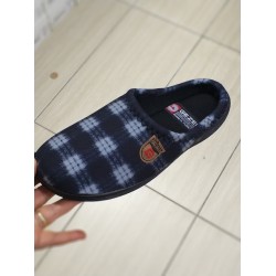Gezer kışlık erkek burnu kapalı terlik siyah