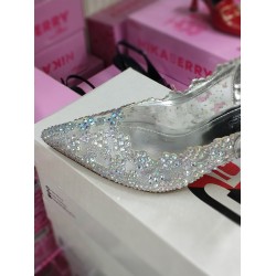 Paris çiçek taş detaylı Topuklu ayakkabı gümüş