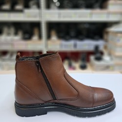 Desimen kauçuk tabanlı deri erkek bot taba