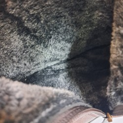 Desimen kauçuk tabanlı deri erkek bot taba