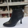 ADEL'FA sivri burun kadın topuklu bot siyah