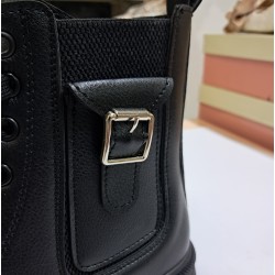 Dissa shoes cep detaylı kadın bot siyah