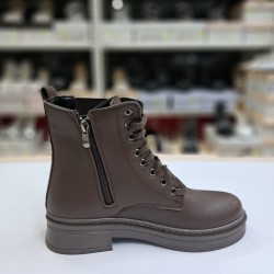 Dissa shoes cep detaylı kadın bot kahverengi