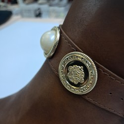 Swell Soft kemer detaylı kadın bot kahverengi