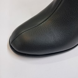 Swell Soft kemer detaylı kadın topuklu bot siyah