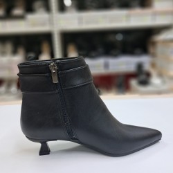 BONO shoes kemer detaylı minik topuk kadın topuklu bot