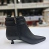 BONO shoes kemer detaylı minik topuk kadın topuklu bot