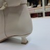 BONO shoes kemer detaylı minik topuk kadın topuklu bot krem