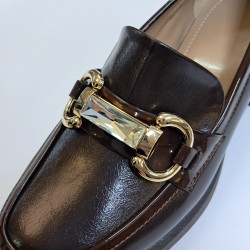 Paris toka detaylı kadın babet kahverengi