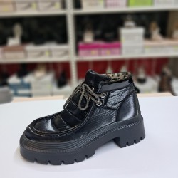 Paris paraşüt kumaş kadın bot siyah