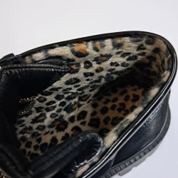 Paris paraşüt kumaş kadın bot siyah