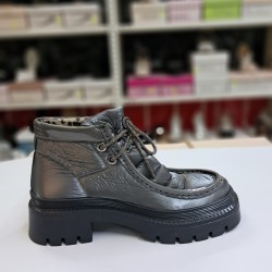 Paris paraşüt kumaş kadın bot gri