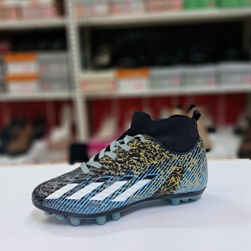 Sportaç çoraplı krampon siyah-mavi