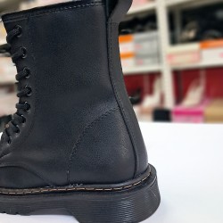 Su perisi nakış detaylı kız çocuk bot siyah