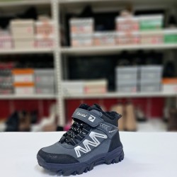 Spido cırtlı erkek çocuk bot mavi (koyu gri)