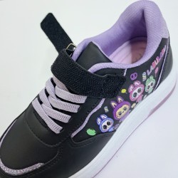 Prokids labubu desenli kız çocuk spor ayakkabı siyah