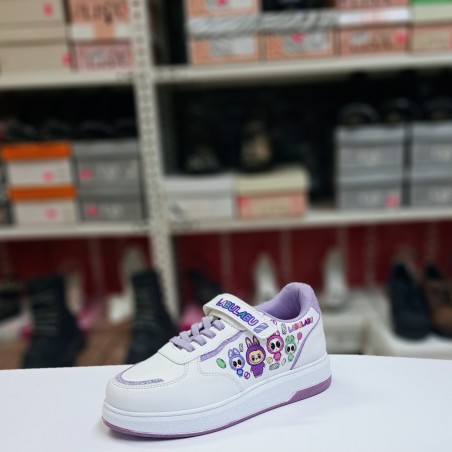 Prokids labubu desenli kız çocuk spor ayakkabı beyaz