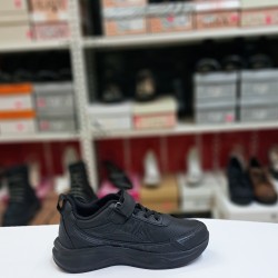 New Hunter cırtlı erkek çocuk spor ayakkabı siyah-gri