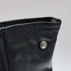 Muya Acte deri kadın topuklu bot siyah