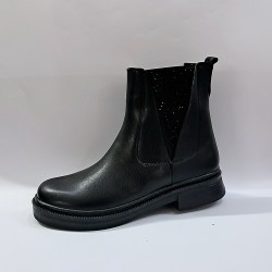 Dissa shoes taş detaylı kadın bot siyah