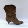 Pine Cone süet kadın topuklu çizme kahverengi