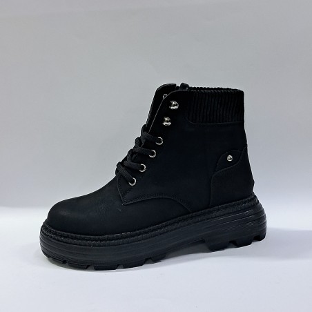 Su perisi bağcıklı kadın bot siyah