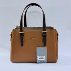 Label ayarlanabilir askılı kadın kol çantası kiremit