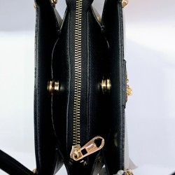 Label püsküllü kadın kol çantası gri