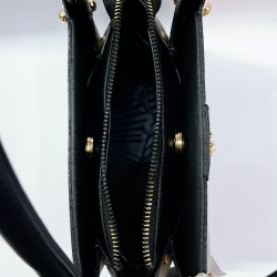 Label püsküllü kadın kol çantası gri