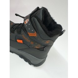 Maxsıs içi yünlü erkek çocuk botu gri